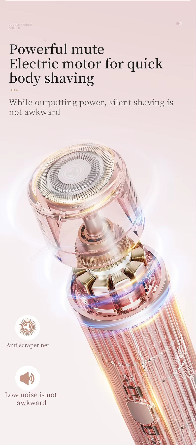 Women’s Shaver & Bikini Trimmer – Facial Hair, Upper Lip, and Mustache Removal