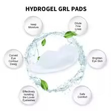 Patchs hydrogel pour cils