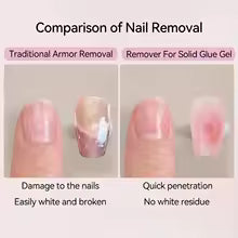Professional False Nail Tips Removing