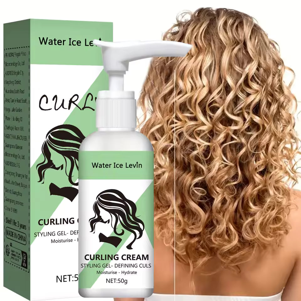 Cream Curly Hair Enhances the Elasticity and Shine