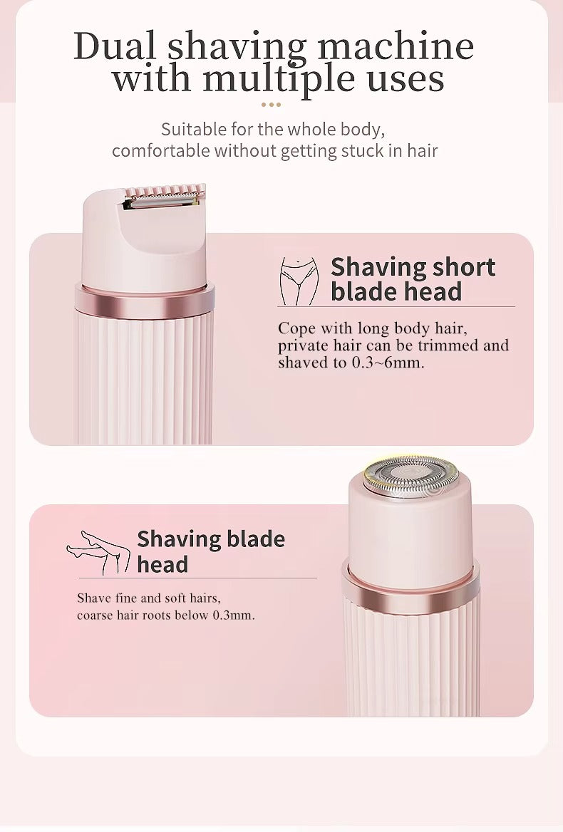 Women’s Shaver & Bikini Trimmer – Facial Hair, Upper Lip, and Mustache Removal