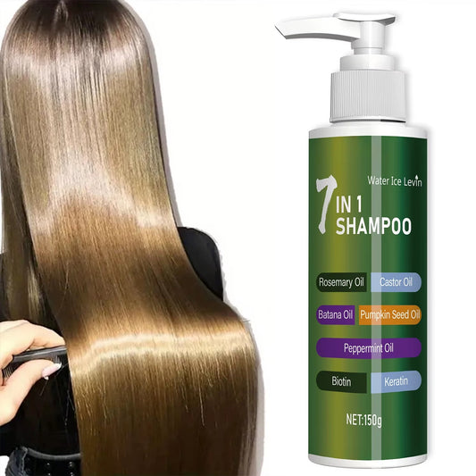 Shampoo 7-in-1 Rich Foam and Easy to Rinse, Remove Dandruff and Repair